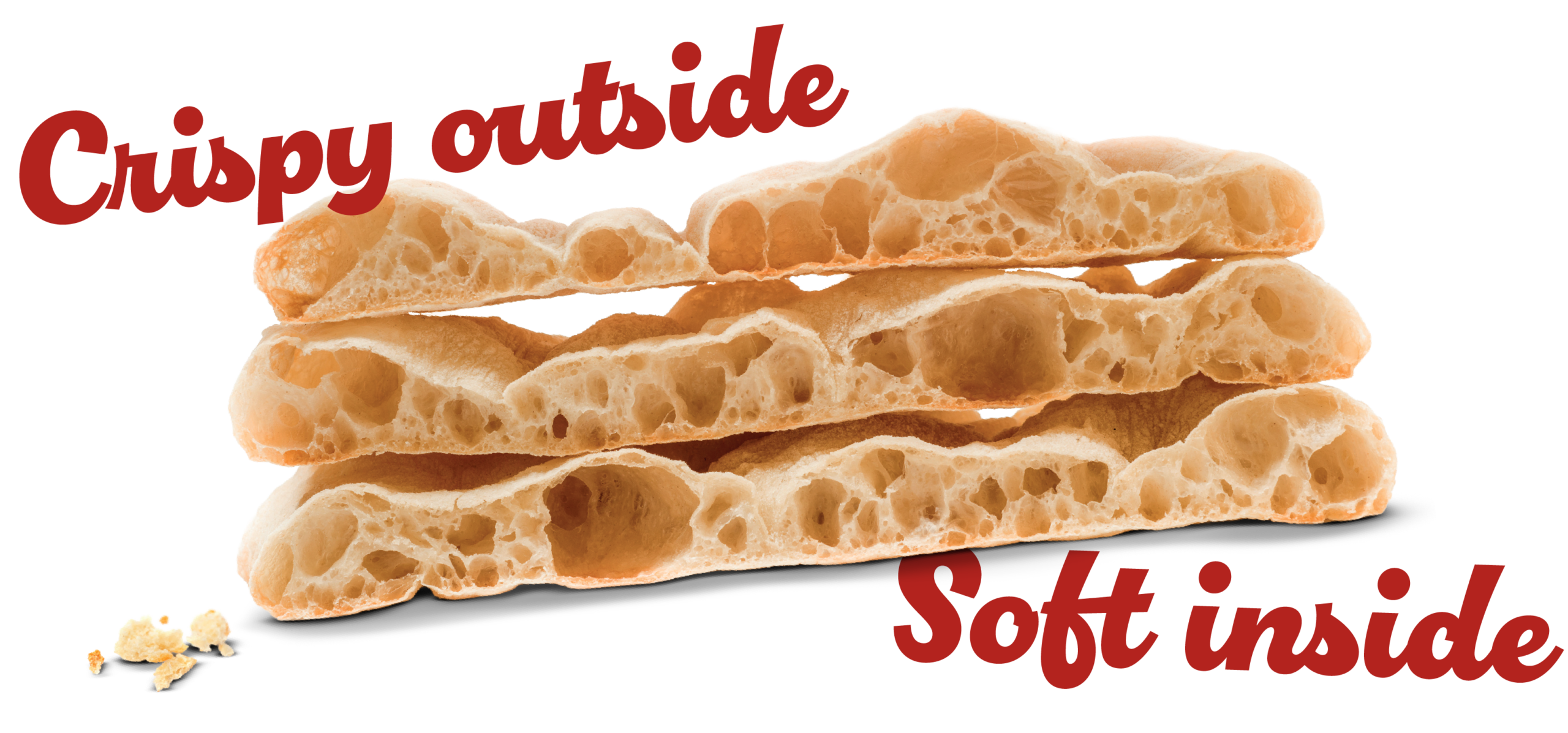Crispy outside, Soft inside