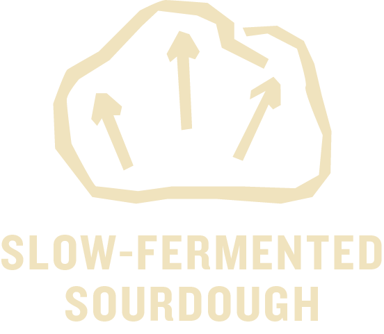 Slow fermented sourdough