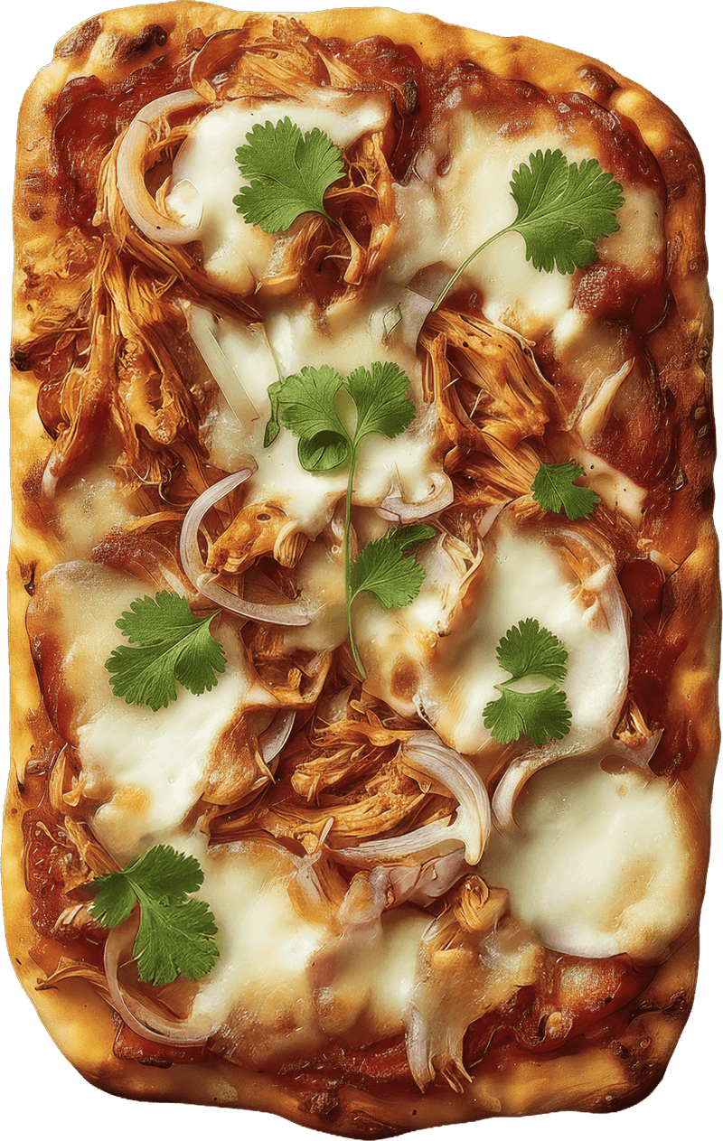 BBQ Aussie Pizza using Epico Pinsa Romana pizza base.